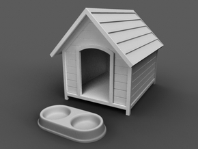 Doghouse and Bowl 3D printing