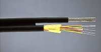 Cables de Fibra Optica aéreo autosoportado en forma de 8 visto de perfil
