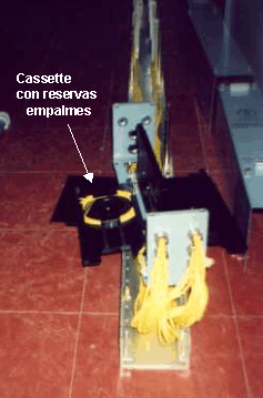 Bandejas o Cassettes de Empalme y Reserva de Fibras Opticas