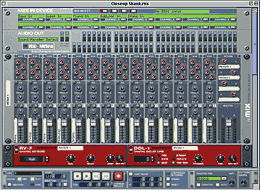 Consola de mezcla de Reason - Efectos de Reverberancia y Delay